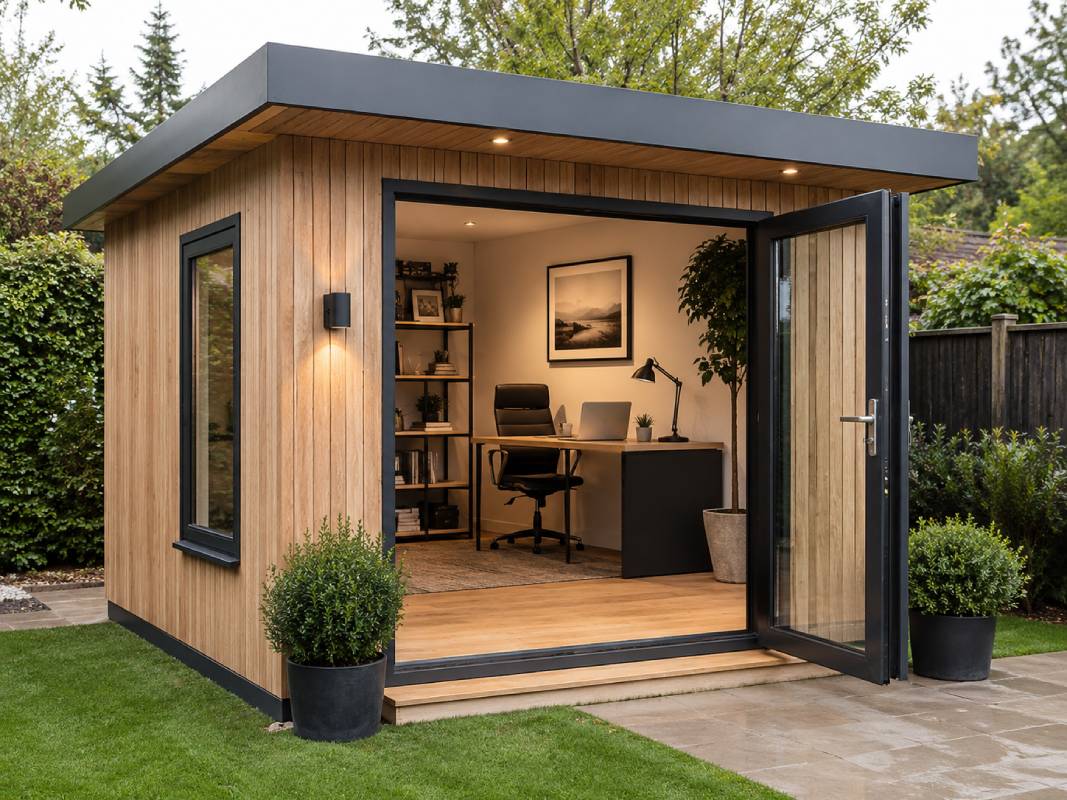 Electrical installation for a garden office in Surrey