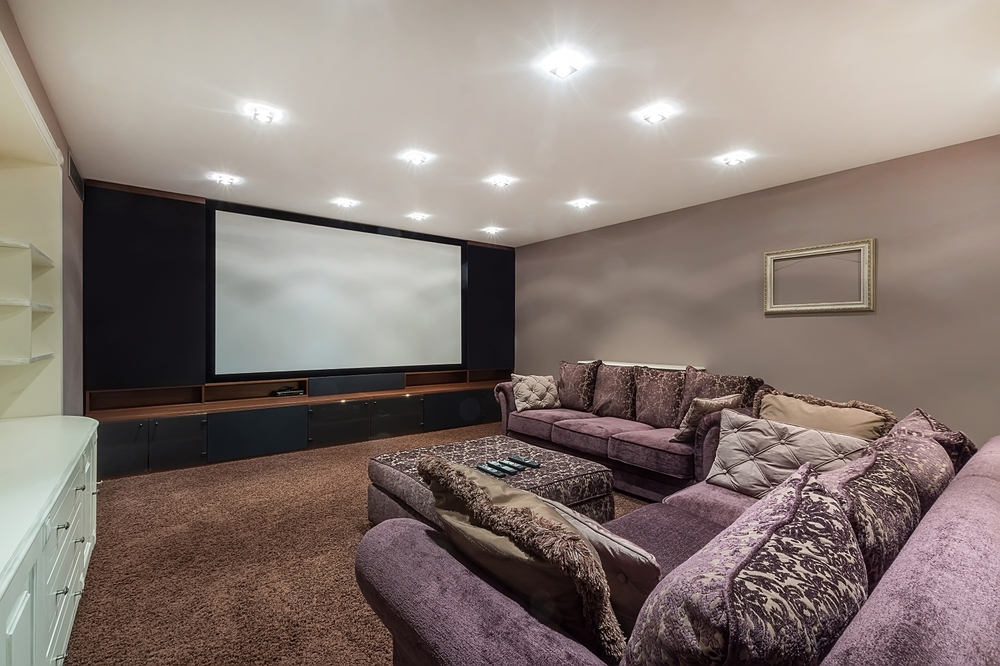 Home cinema electrical and AV cabling